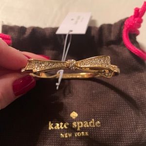 Kate Spade Love Notes Bangle - Yellow Gold